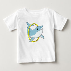 T-shirt Pour Bébé Dauphin avec anneau