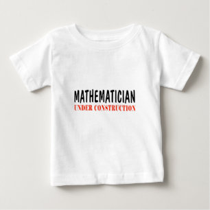 T-shirt Pour Bébé _De mathématicien en construction