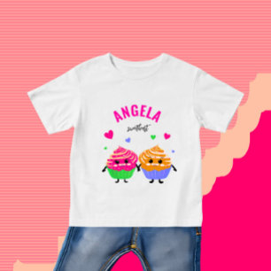 T-shirt Pour Bébé De mignons petits cupcakes