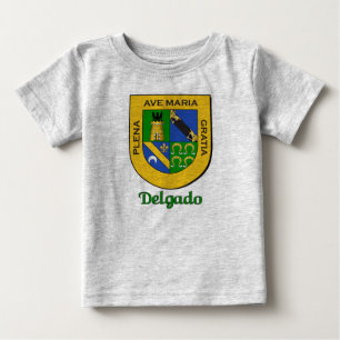 T-shirt Pour Bébé Delgado Family Shield Infant Creeper organique