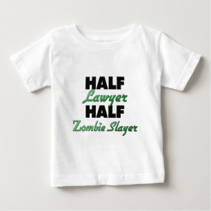T-shirt Pour Bébé Demi de tueur de zombi de demi d'avocat