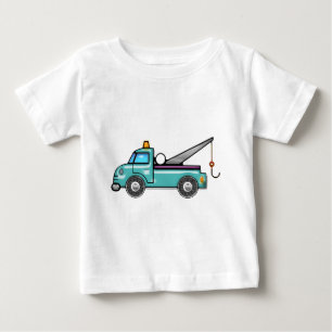 T-shirt Pour Bébé Dépanneuse bleue dure