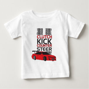 T-shirt Pour Bébé Dérive de coup-de-pied de Clutch