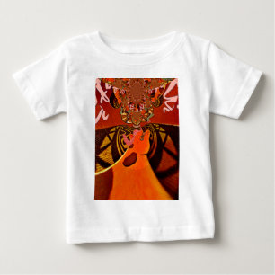 T-shirt Pour Bébé Design d'image de Just Funny Giraffe