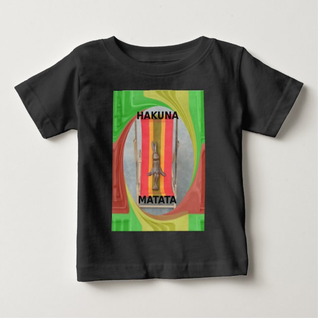 T-shirt Pour Bébé Design d'impression d'écran vectoriel de lapin rel (Devant)