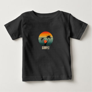 T-shirt Pour Bébé Design été avec inspiration