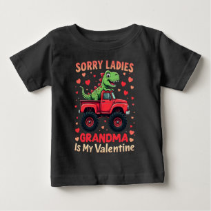 T-shirt Pour Bébé Désolé Mesdames Grand-mère Est Ma Saint-Valentin