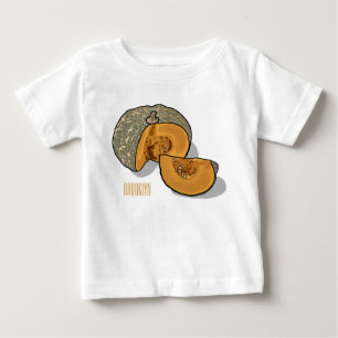 T-shirt Pour Bébé dessin animé citrouille