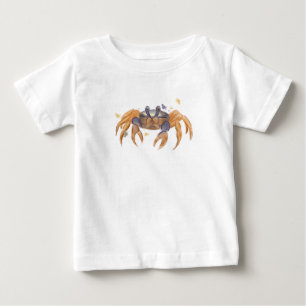 T-shirt Pour Bébé Dessin de crabe mou