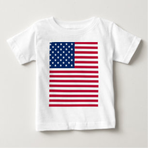T-shirt Pour Bébé Dessin de fierté de drapeau américain USA