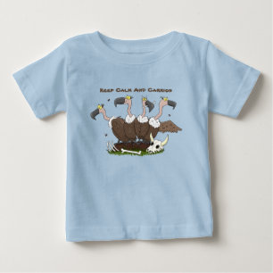 T-shirt Pour Bébé Dessin de l'humour vautours drôle