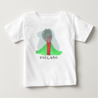 T-shirt Pour Bébé Dessin de volcan par Michael
