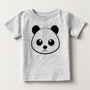 T-shirt Pour Bébé Dessin Panda