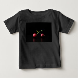 T-shirt Pour Bébé Deux cerises