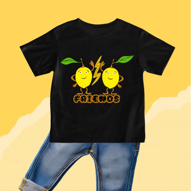 T-shirt Pour Bébé Deux citrons (Créateur téléchargé)