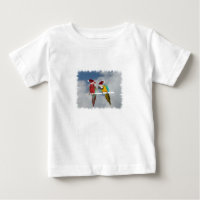 Deux Santas macaw