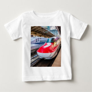 T-shirt Pour Bébé Deux Shinkansen à la gare de Tokyo
