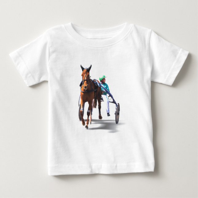 T-shirt Pour Bébé Devant la course (Devant)