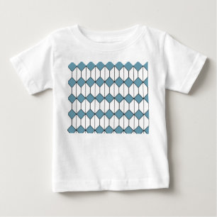 T-shirt Pour Bébé Diamants Art déco et hexagones