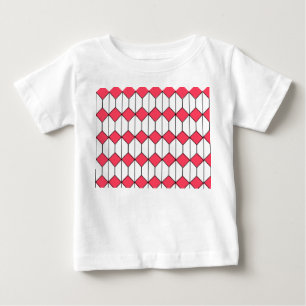 T-shirt Pour Bébé Diamants Art déco et hexagones
