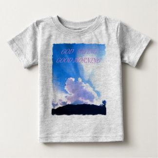 T-SHIRT POUR BÉBÉ DIEU DIT BON MATIN