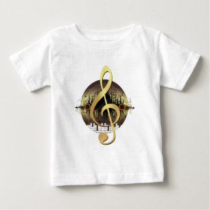 T-shirt Pour Bébé Digne - Or