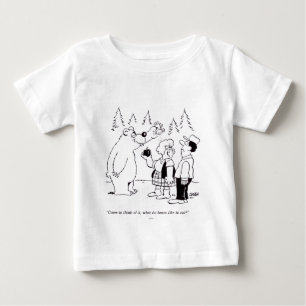 T-shirt Pour Bébé Dîner d'ours