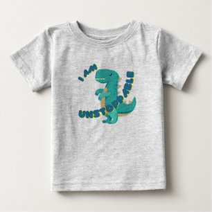 T-SHIRT POUR BÉBÉ DINO CUTE MOTIVÉ - T-REX