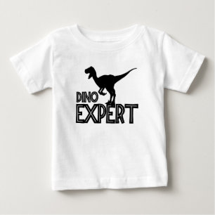 T-shirt Pour Bébé Dino Expert - Amateurs de dinosaures