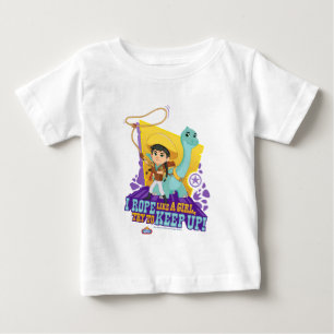 T-shirt Pour Bébé Dino Ranch Min et Clover