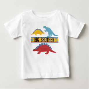 T-shirt Pour Bébé Dinosaur Big Brother