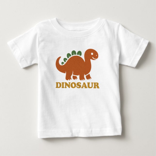 T-shirt Pour Bébé Dinosaure! (Devant)