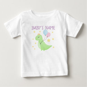 T-shirt Pour Bébé Dinosaure à ballons