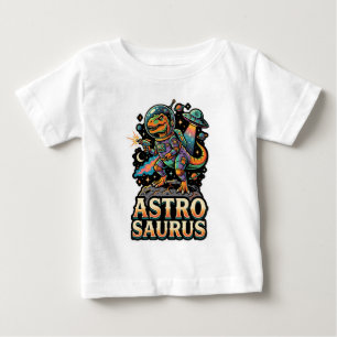 T-shirt Pour Bébé Dinosaure Alien Astro Saurus : Espace Astronaute R
