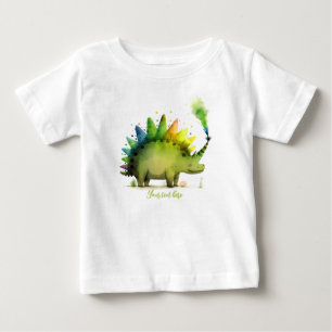 T-shirt Pour Bébé Dinosaure bébé personnalisé Tee