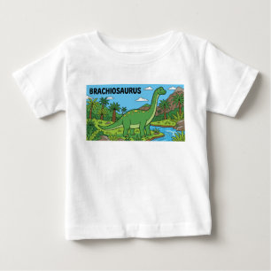 T-shirt Pour Bébé dinosaure brachiosaure