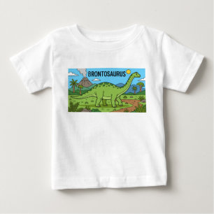 T-shirt Pour Bébé dinosaure brontosaurus