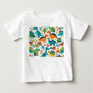 T-shirt Pour Bébé Dinosaure Caractère