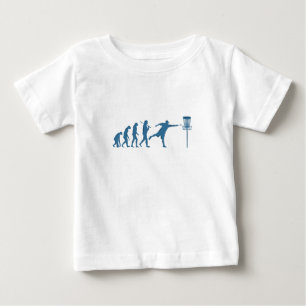 T-shirt Pour Bébé Disk Golf Evolution - Un cadeau amusant pour Disk 