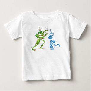 T-shirt Pour Bébé Disney A Bug's Life Flik and Manny