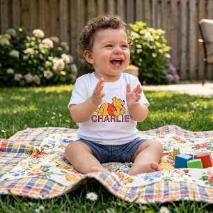 T-shirt Pour Bébé Disney Winnie l'ourson personnalisé