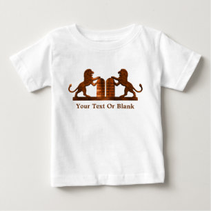 T-shirt Pour Bébé Dix commandements et lions