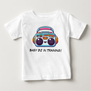T-shirt Pour Bébé DJ Bébé amusant dans la chemise d'entraînement
