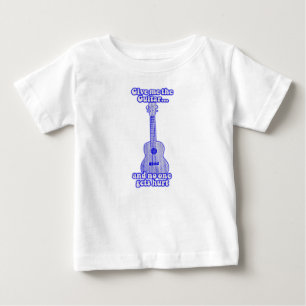 T-shirt Pour Bébé Donne-moi la guitare et personne ne se fait blesse