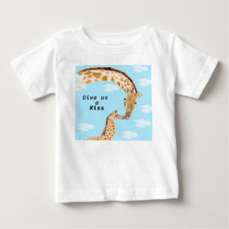 T-shirt Pour Bébé Donne-nous un baiser