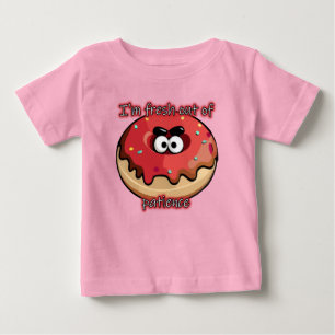 T-shirt Pour Bébé Donut en colère : Frais par patience
