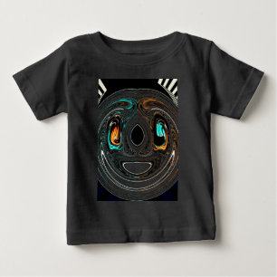 T-shirt Pour Bébé Doodle ethnique africain Zebra texturé Art Imprime