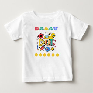 T-shirt Pour Bébé Dot Day, Un design amusant pour votre petit artist