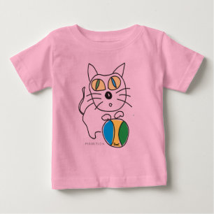 T-shirt Pour Bébé Douille infantile de ballon de plage de Kitty