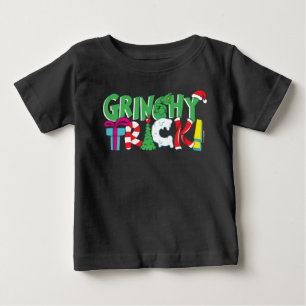 T-shirt Pour Bébé Dr Seuss   Grinchy Trick